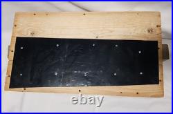 RARE Turkish Post WW1 Pre WW2-1935 Empty Ammo Cartrige Wooden Box Case With Lid