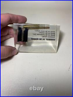 RARE! Vintage Conmar Bell Zipper Sales Display Military Non Separating WW2