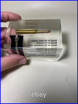 RARE! Vintage Conmar Bell Zipper Sales Display Military Non Separating WW2