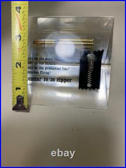 RARE! Vintage Conmar Bell Zipper Sales Display Military Non Separating WW2