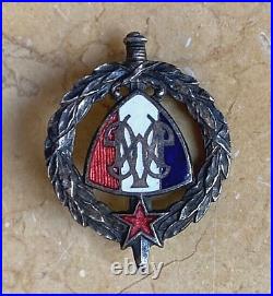 RARE! WW1 FRANCE MILITARY WOUND BADGE by LE MEDAILLIER PARIS