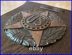 RARE! WW1 U. S. ARMY HERO! 32nd INF. DIVISION VICTORY MEDAL KIA PLAQUE JUL 1918