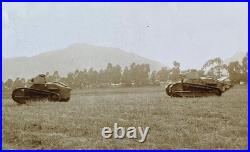 RARE! WW1 US ARMY 11TH TANK CO. SCHOFIELD BARRACKS TERR. Of HAWAII 1922 PHOTO