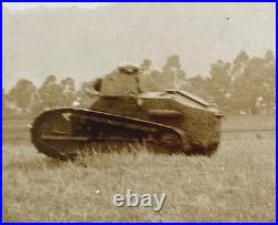 RARE! WW1 US ARMY 11TH TANK CO. SCHOFIELD BARRACKS TERR. Of HAWAII 1922 PHOTO