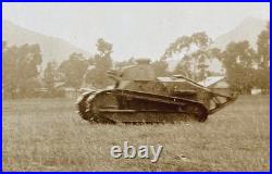 RARE! WW1 US ARMY 11TH TANK CO. SCHOFIELD BARRACKS TERR. Of HAWAII 1922 PHOTO