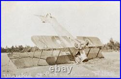 RARE! WW1 US MARINE CORPS AVIATION DH4 CRASHES in HAITI 1918 PHOTO POSTCARD RPPC