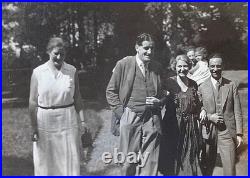 RARE! WW2 GERMAN PROPAGANDA MINISTER with FAMILY & ERNST PUTZI HANFSTAENGL PHOTO