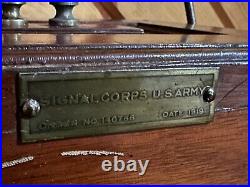 RARE WWI 1919 US Signal Corps Western Electric Inter-Phone Interphone Telephone