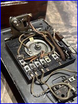 RARE WWI 1919 US Signal Corps Western Electric Inter-Phone Interphone Telephone