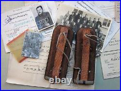 RARE WWII Serbian Army shoulder board for a pilot Lieutenant with documentation