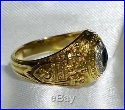 RAREWest Point 1928, TIFFANY & CO. Authentic 14k Gold Engagement Ring