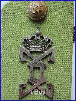 Romania Kingdom Royal Guard Epilets And Hat Badges Medal. Very Rare Group