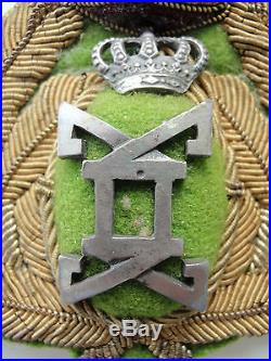 Romania Kingdom Royal Guard Epilets And Hat Badges Medal. Very Rare Group