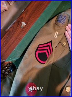 Rare 1930's US Army ROTC MSB Uniform WWI Tunic Jacket With Patches