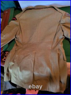 Rare 1930's US Army ROTC MSB Uniform WWI Tunic Jacket With Patches