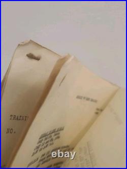 Rare 1934 9th Infantry Reg. Training Archive Camp Bullis, Fort Sam Houston Memos