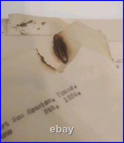 Rare 1934 9th Infantry Reg. Training Archive Camp Bullis, Fort Sam Houston Memos