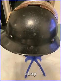 Rare Czechoslovakia Republic, Fire Brigade M29 Steel Helmet, 1920's era