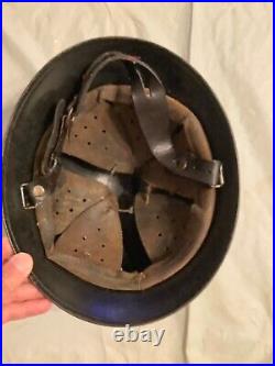 Rare Czechoslovakia Republic, Fire Brigade M29 Steel Helmet, 1920's era