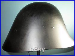 Rare Dutch M38 helmet sharp brim Stahlhelm casque casco elmo Kask