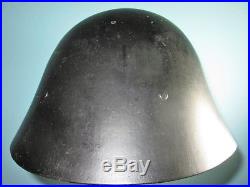 Rare Dutch M38 helmet sharp brim Stahlhelm casque casco elmo Kask