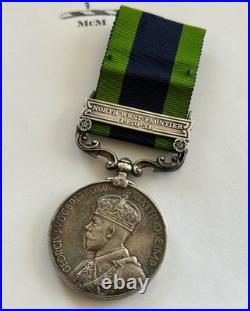 Rare Naming British IGS India General Service Medal NORTH WEST FRONTIER'30-'31
