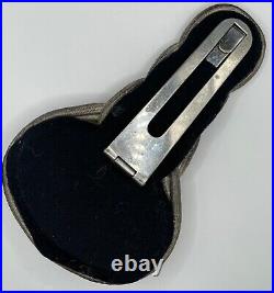 Rare Original Knights Pythias Silver Shoulder Knot Epaulette Us Army 1872 Style