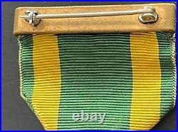 Rare Original Official Issue Us Army Spanish War Campaign Medal Rim Number 28204