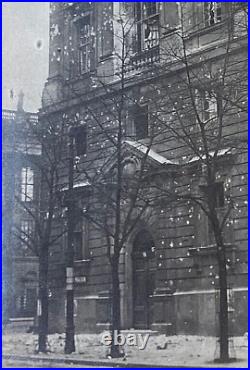 Rare! Postww1 German Freikorps Revolution Berlin Stable Hit! Photo Postcard Rppc