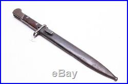 Rare Pre-WWII Polish M1922 Mauser Bayonet By Perkun With Scabbard