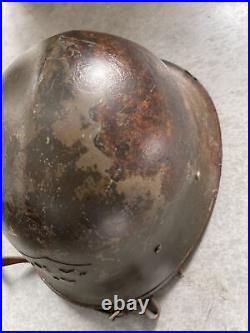 Rare Swedish M21(-18) army steel helmet casque Stahlhelm WW2