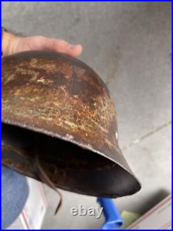Rare Swedish M21(-18) army steel helmet casque Stahlhelm WW2