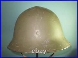 Rare Swedish M21(-18) army steel helmet casque Stahlhelm casco elmo m WW2