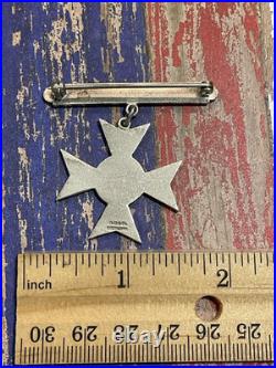 Rare WW2 era BB&B Bailey Banks & Biddle USMC Rifle Sharpshooter Badge Sterling Rare WW2 era BB&B Bailey Banks & Biddle USMC Rifle Sharpshooter Badge Sterling