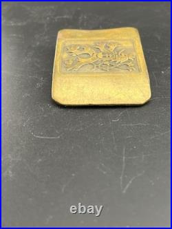 Rare WWII Czech Brass Lion Military Belt Buckle Free Shipping Estate Fresh