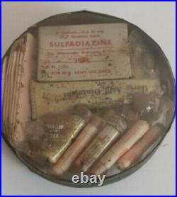 Rare WWII US Parachute first aid kit believed to be unopened