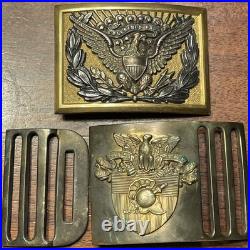 Rare West Point Cadet Belt Buckle Sheffield Edwards, CIA Security Director