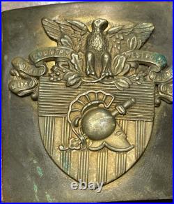 Rare West Point Cadet Belt Buckle Sheffield Edwards, CIA Security Director