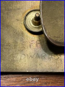 Rare West Point Cadet Belt Buckle Sheffield Edwards, CIA Security Director