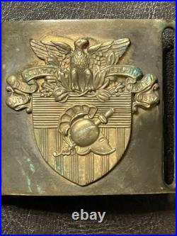Rare West Point Cadet Belt Buckle Sheffield Edwards, CIA Security Director