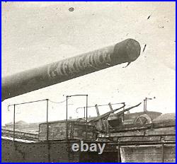 Rare! Ww1 Us Army Signal Corps Cinematographer Films French Railway Gun Photo