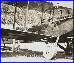 Rare! Ww1 Us Marine Corps Aviation Dh4 Bomber In Haiti 1918 Photo Postcard Rppc