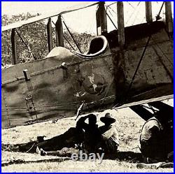 Rare! Ww1 Us Marine Corps Aviation Dh4 Bomber In Haiti 1918 Photo Postcard Rppc