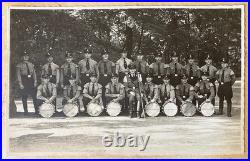 Rare! Ww2 German State Police Music Band 1933 Photo Postcard Rppc