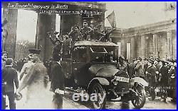 Rare! Wwi German November Revolution Nov 9, 1918 Photo Postcard Rppc