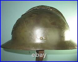 Rare complete Peruvian M34 helmet casque Stahlhelm casco elmo m WW2 Perou