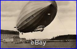 Rare pre WWII Unusual and Beautiful Badge Graf Zeppelin Giant Size! Silver