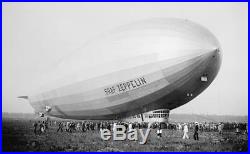 Rare pre WWII Unusual and Beautiful Badge Graf Zeppelin Giant Size! Silver