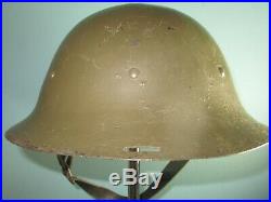 Rare, re-used Dutch helmet Model16 Stahlhelm casque casco elmo Kask