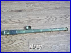 Rare vintage G. R. DURONI CORINO six fold brass portable pocket telescope (WWI)